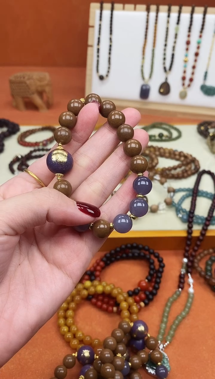 泥塑多圈桂花香合香手串