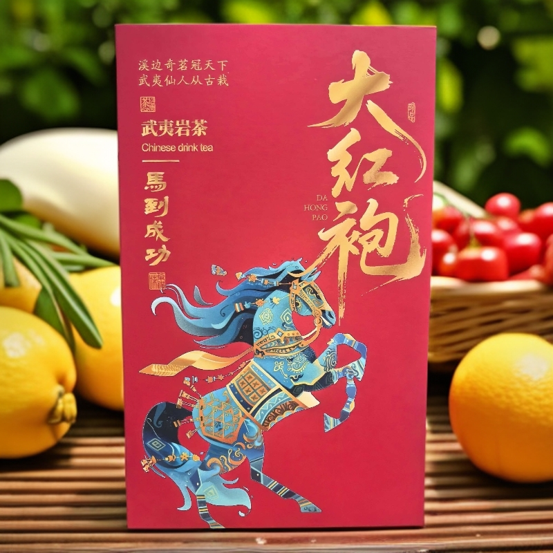 马到成功【限购一单大红袍礼盒】大红袍独立小包装武夷岩茶250克