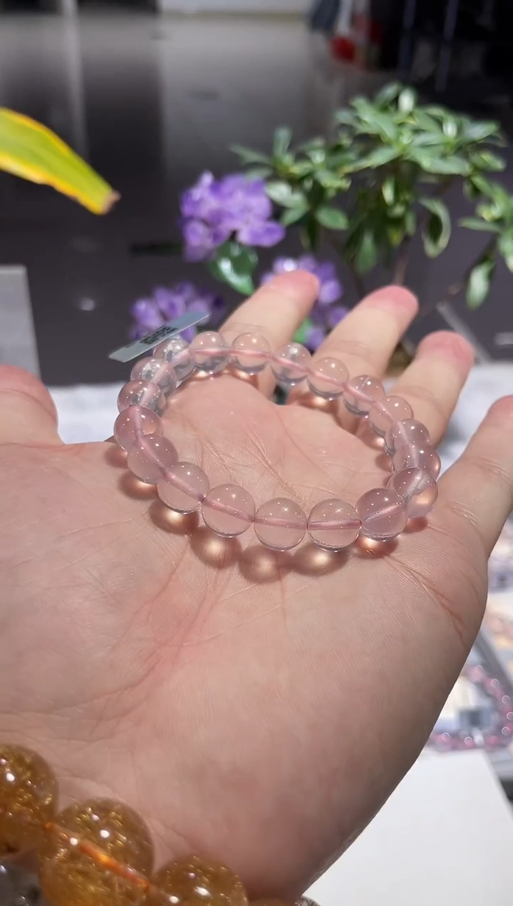【闪购商品】水晶手链未镶嵌粉晶