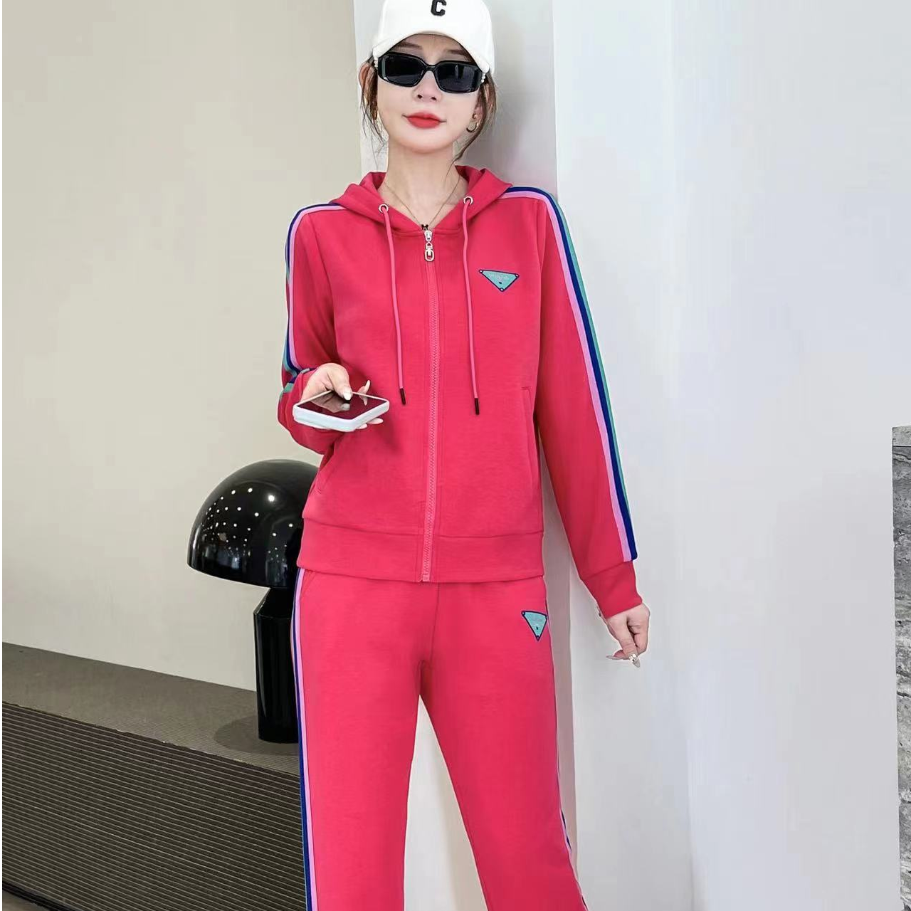 【新款上新】2025时尚休闲运动套装洋气减龄开衫长袖两件套