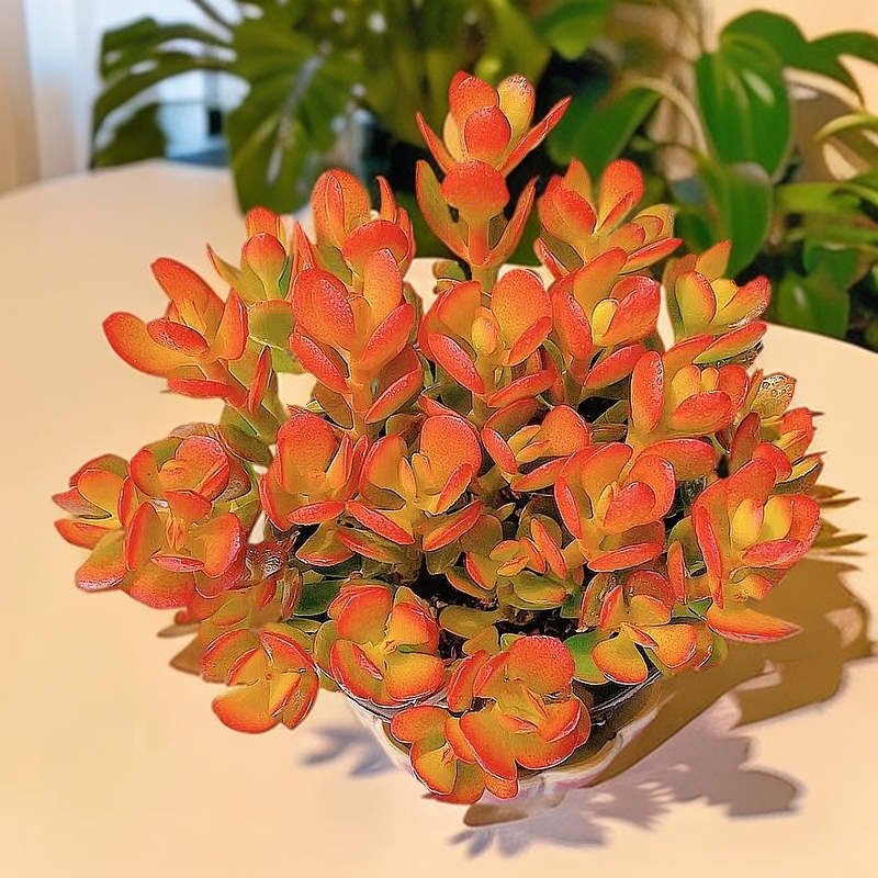 摇钱树姬红花月多肉植物阳台庭院办公室多肉植物新手好养带盆带土