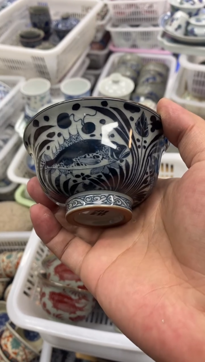 摆件陶景德陶瓷茶具容量约100