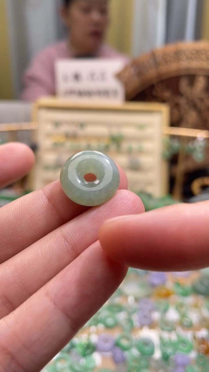 颈饰未镶嵌翡翠甜甜圈