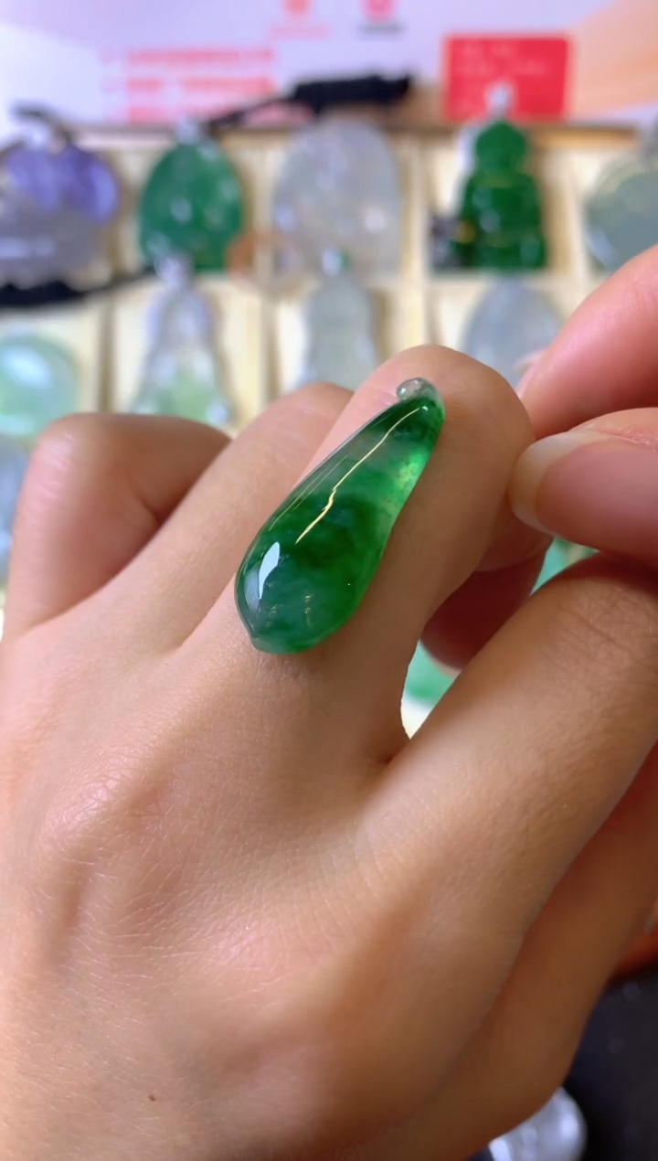 【闪购商品】定制翡翠未镶嵌1裸玉（客户意向镶嵌）