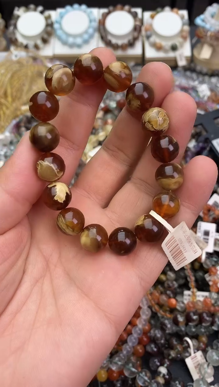 未镶嵌琥珀手链手链