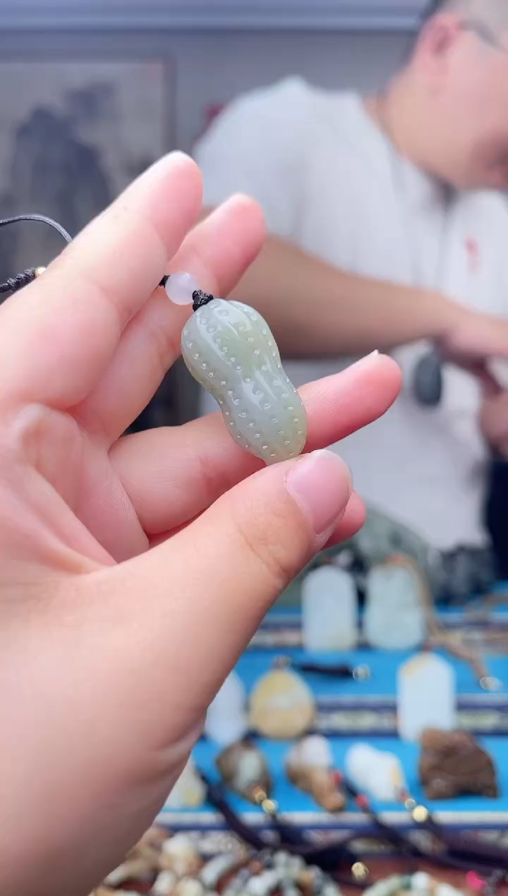 和田玉未镶嵌挂件1