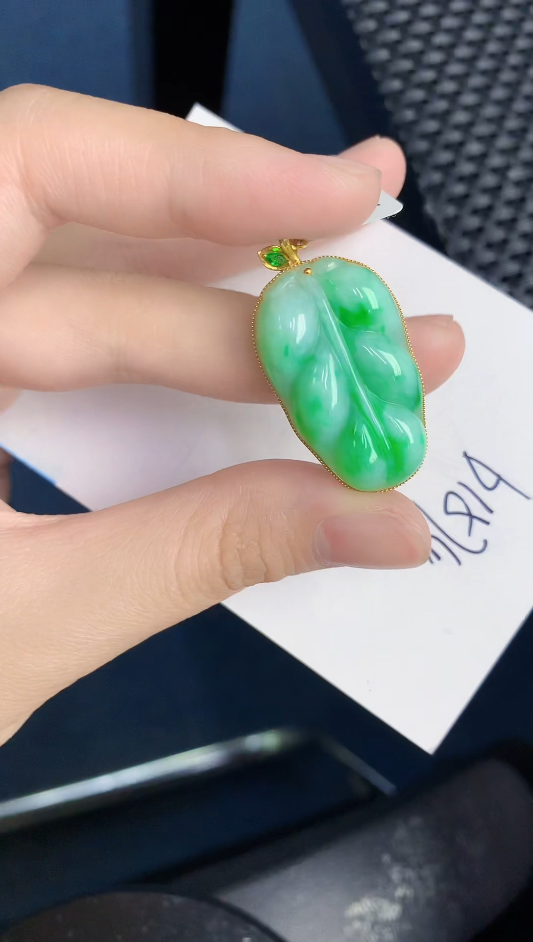 【闪购商品】翡翠颈饰18K金镶嵌0000000000