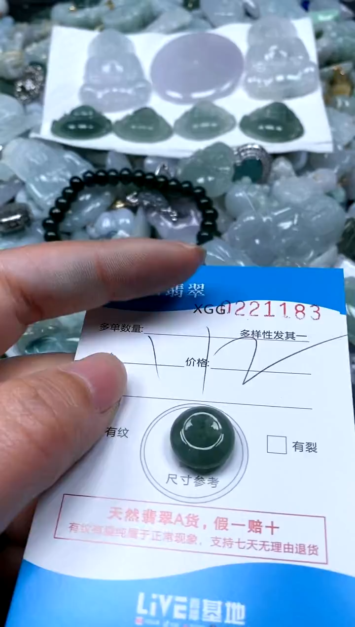 【闪购商品】翡翠颈饰未镶嵌闪购商品0221183