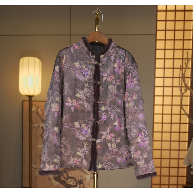 【蔓舞金珠-新中式外套】中式国风冬季外套4515