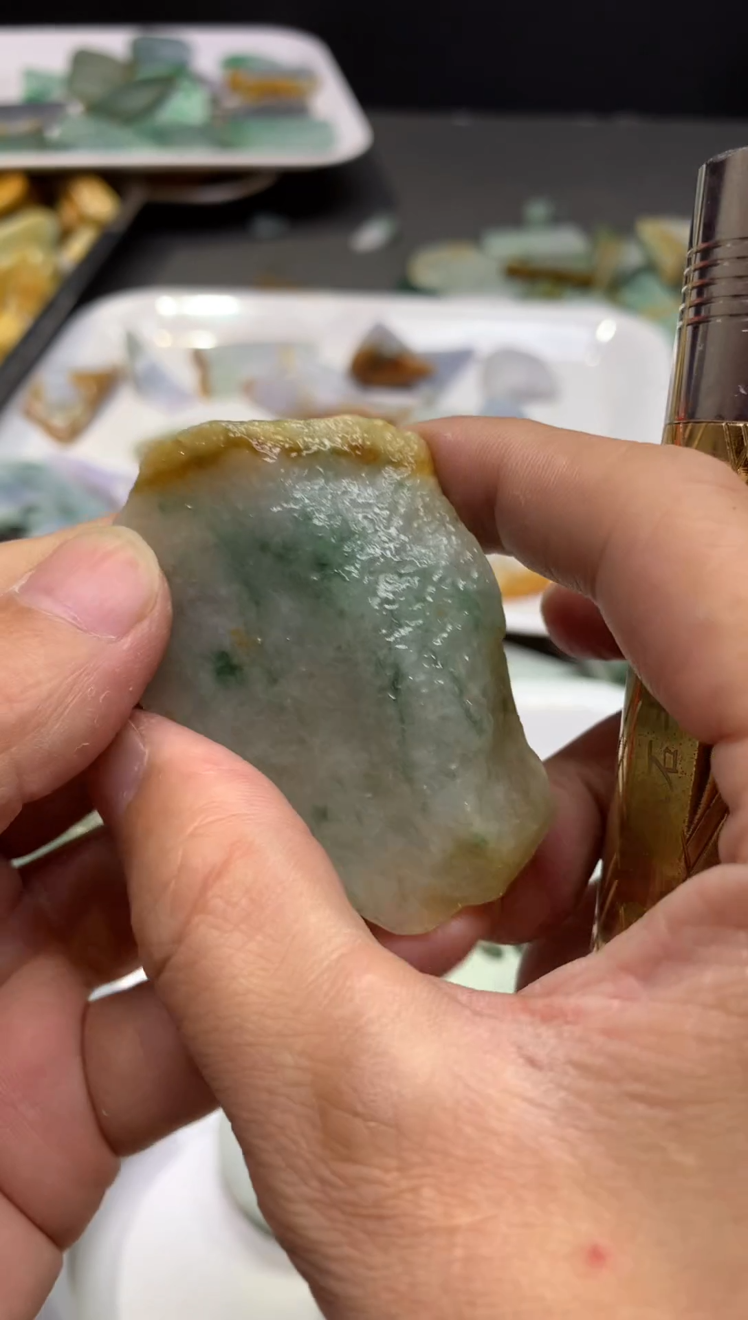 【闪购商品】翡翠颈饰未镶嵌天然翡翠A货