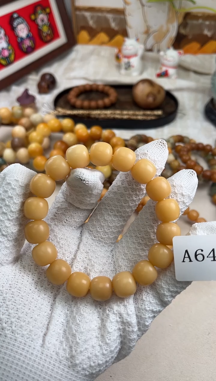手串菩提根/象牙果a644 卡13.8 干磨海子
