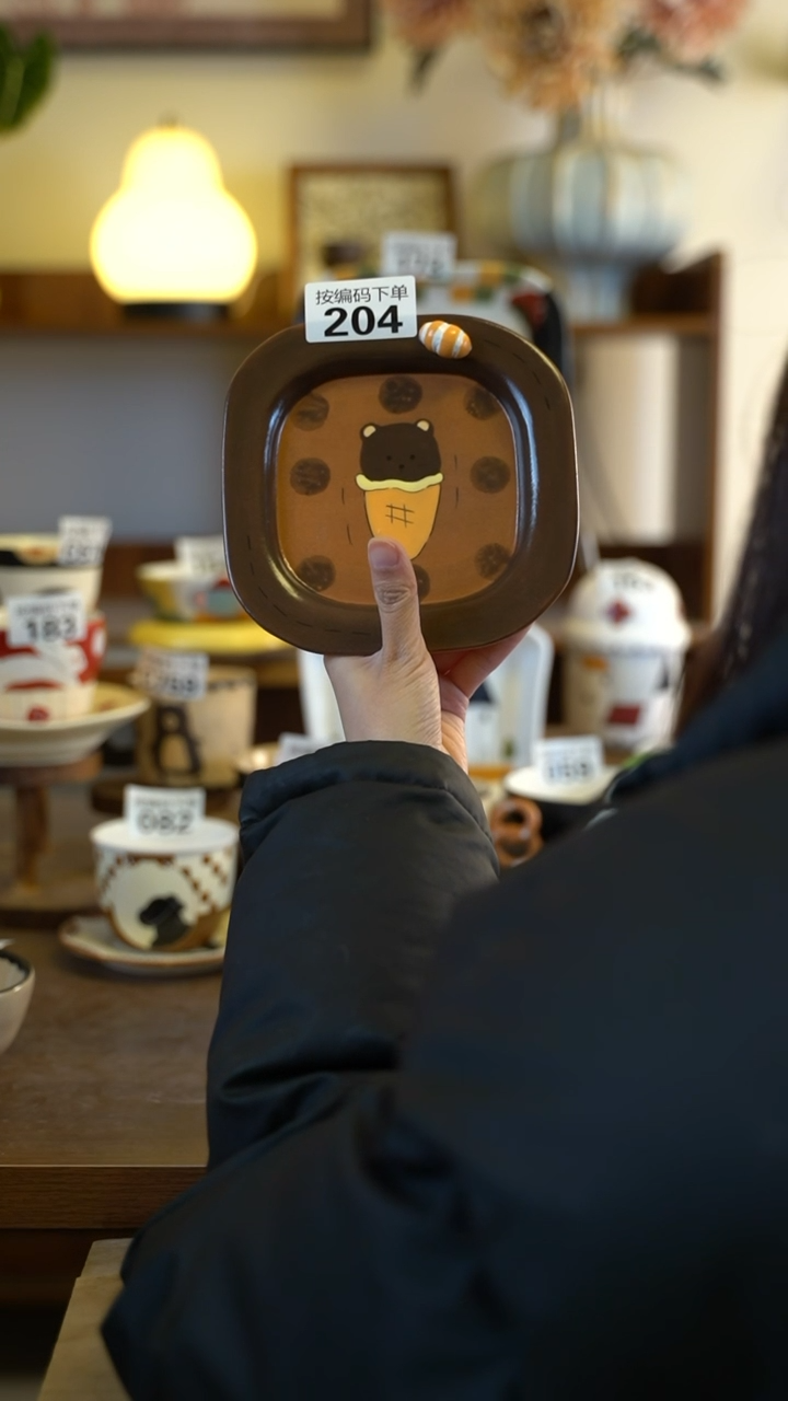 摆件陶204 阿满屋手工手作陶瓷 