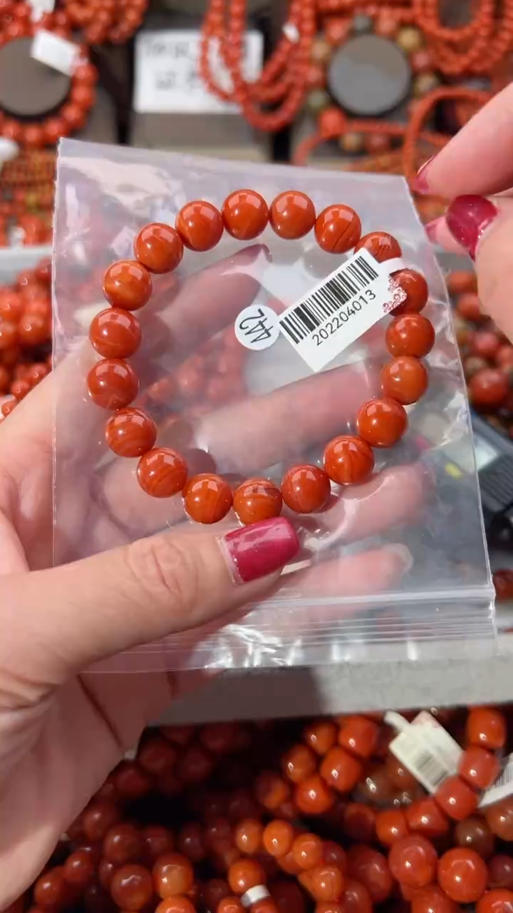 【闪购商品】南红玛瑙手串未镶嵌11