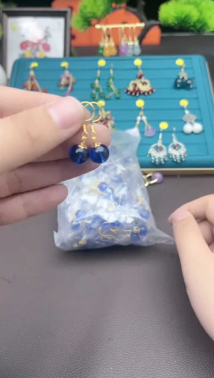 【闪购商品】玛瑙/玉髓耳钉银S925镶嵌s16000