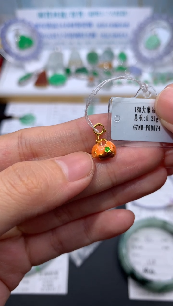 【闪购商品】18K金吊坠(不含链)模式推广期24小时鉴赏期