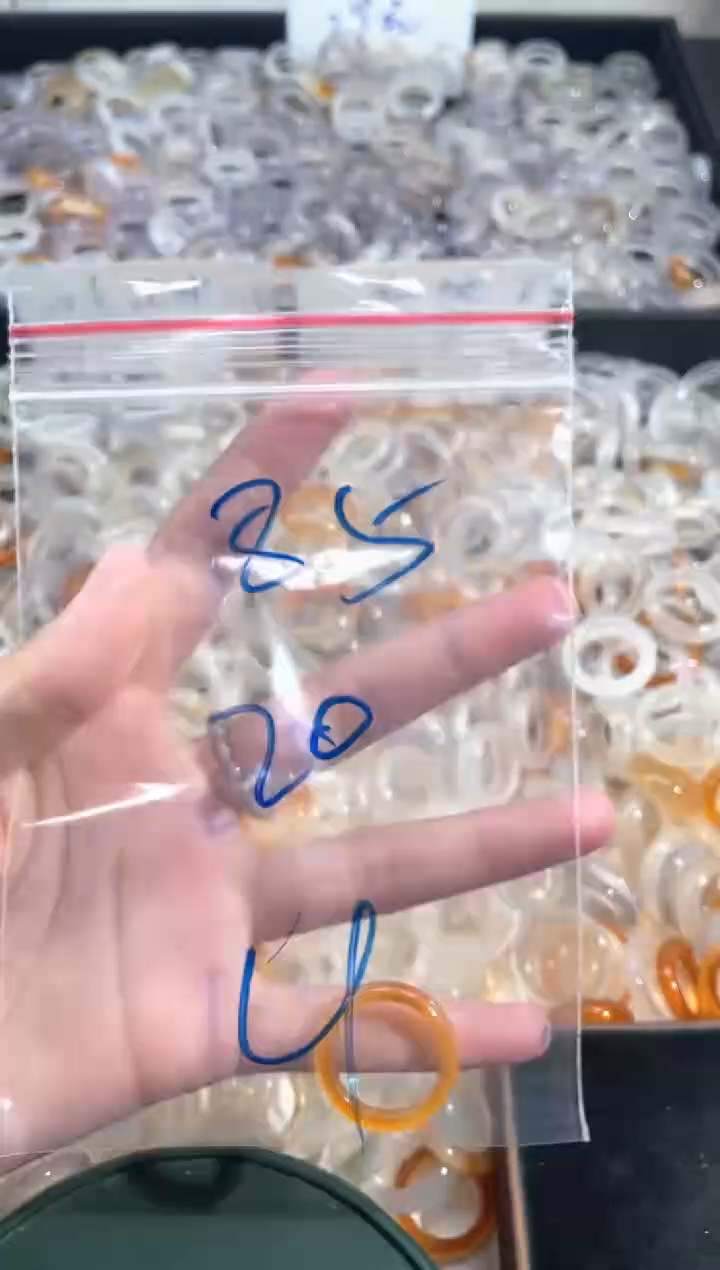 玛瑙/玉髓戒指未镶嵌85