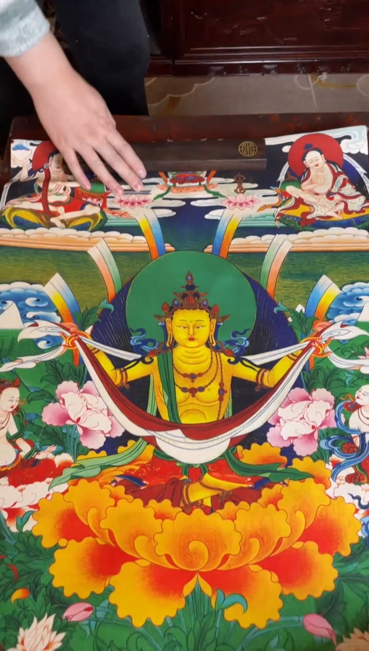 卷轴画手绘唐卡039