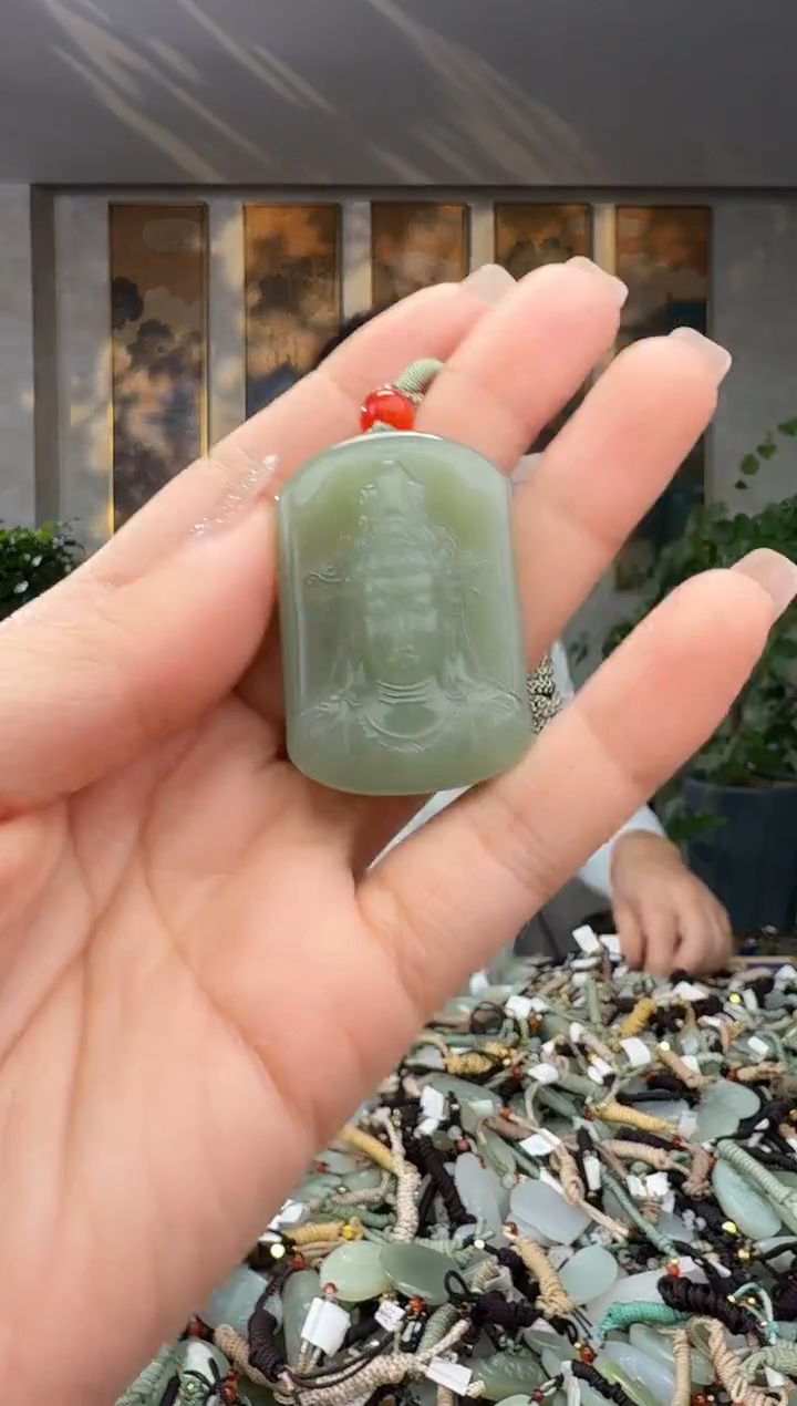 颈饰未镶嵌和田玉拍一发一多样性发货
