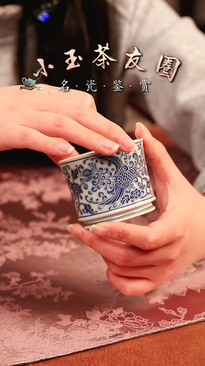 【闪购商品】描银凤凰直口杯子