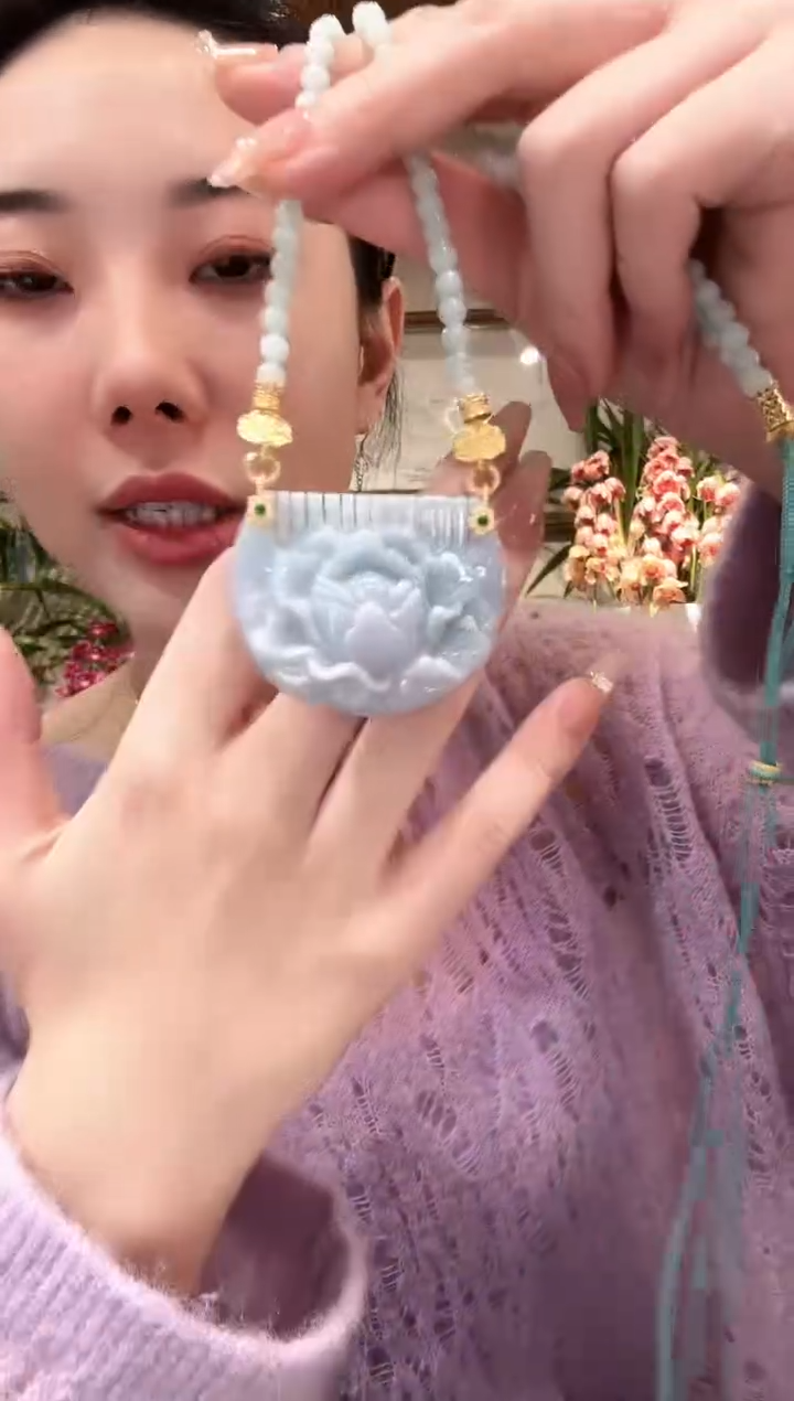 【闪购商品】翡翠颈饰未镶嵌国风