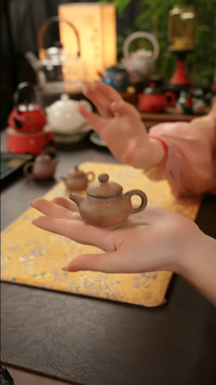 陶瓷茶具粗陶小壶茶宠