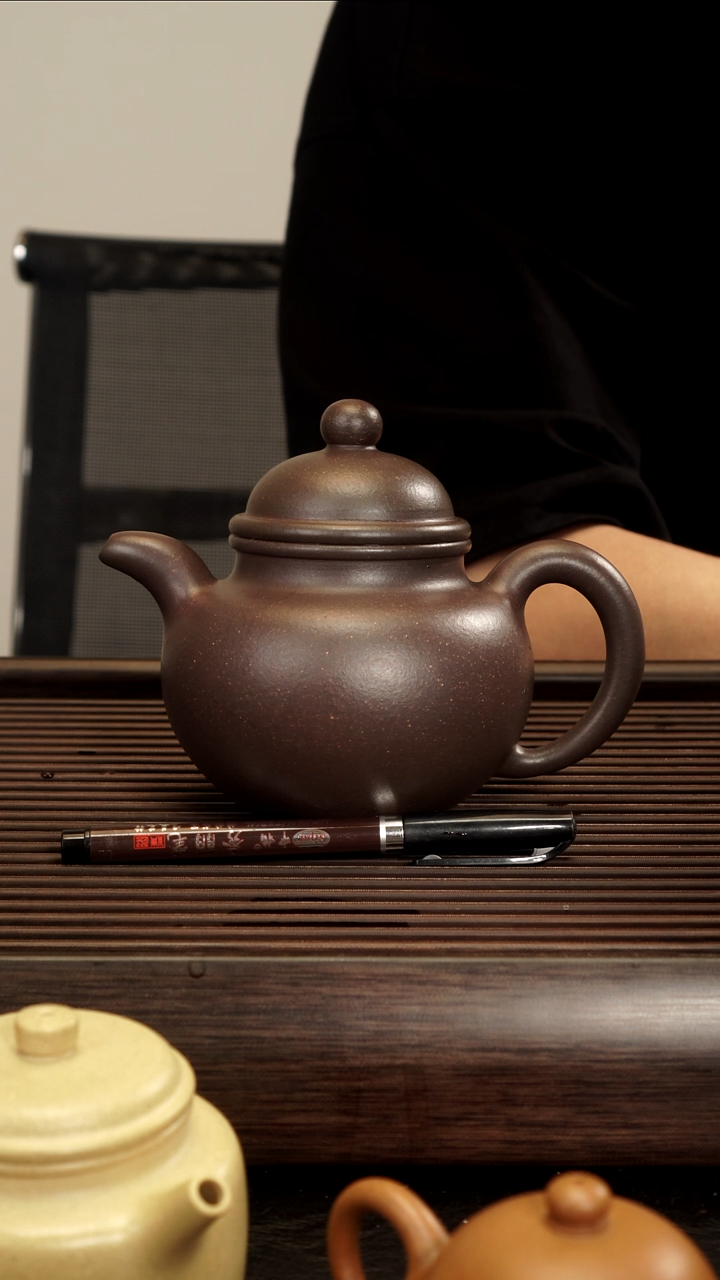 茶壶紫砂朱****进预定蜀南形体级寿珍掇球400cc