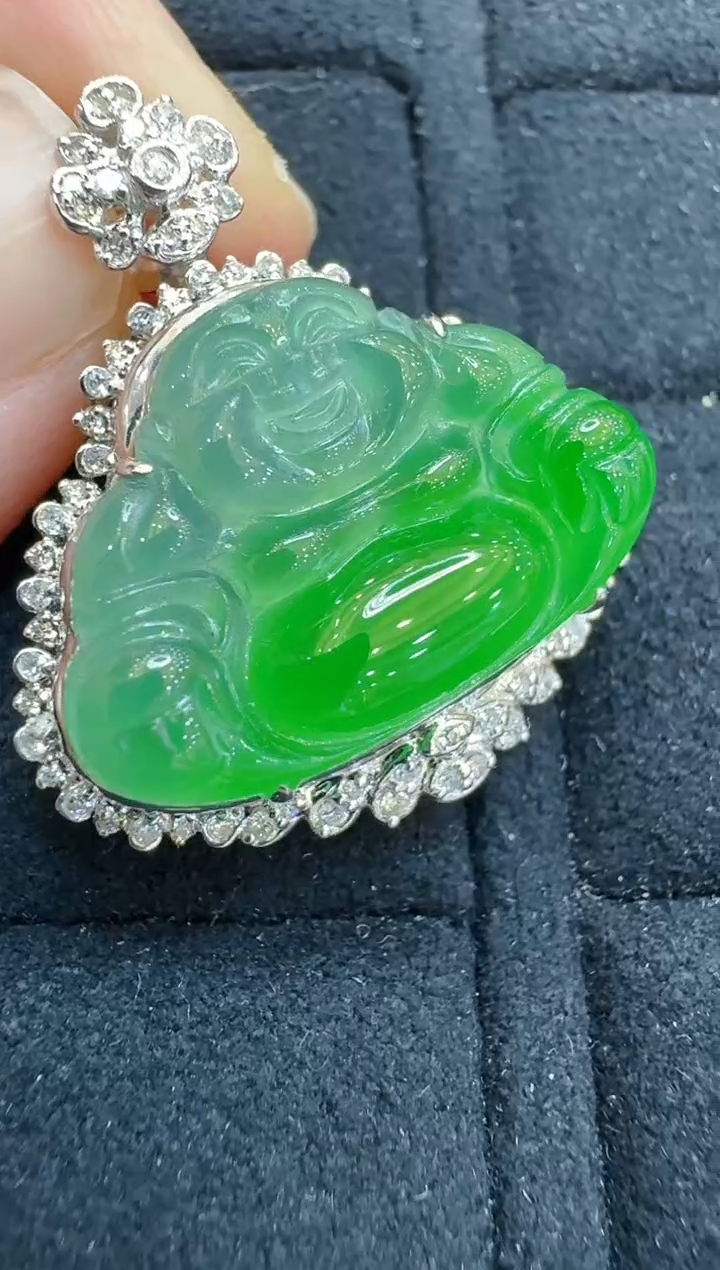 【闪购商品】翡翠吊坠(不含链)18K金镶嵌多样性团购发一件