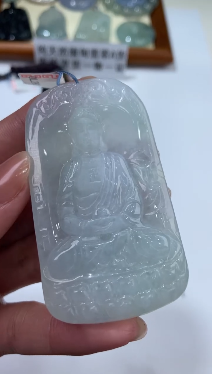 【闪购商品】翡翠未镶嵌颈饰2206042  