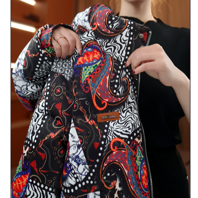 （甄选大朵鸭绒）正品冬季新款羽绒服气质显瘦保暖立领外套