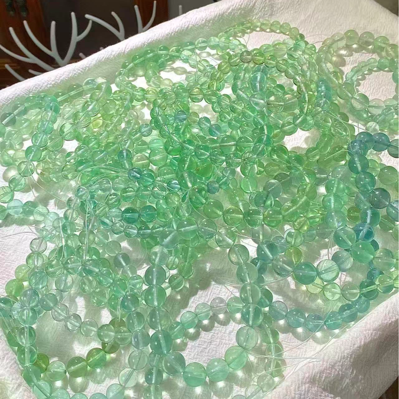 【绿萤石/彩萤石专拍】批发手串手链请直播间现场选【多样性发货】