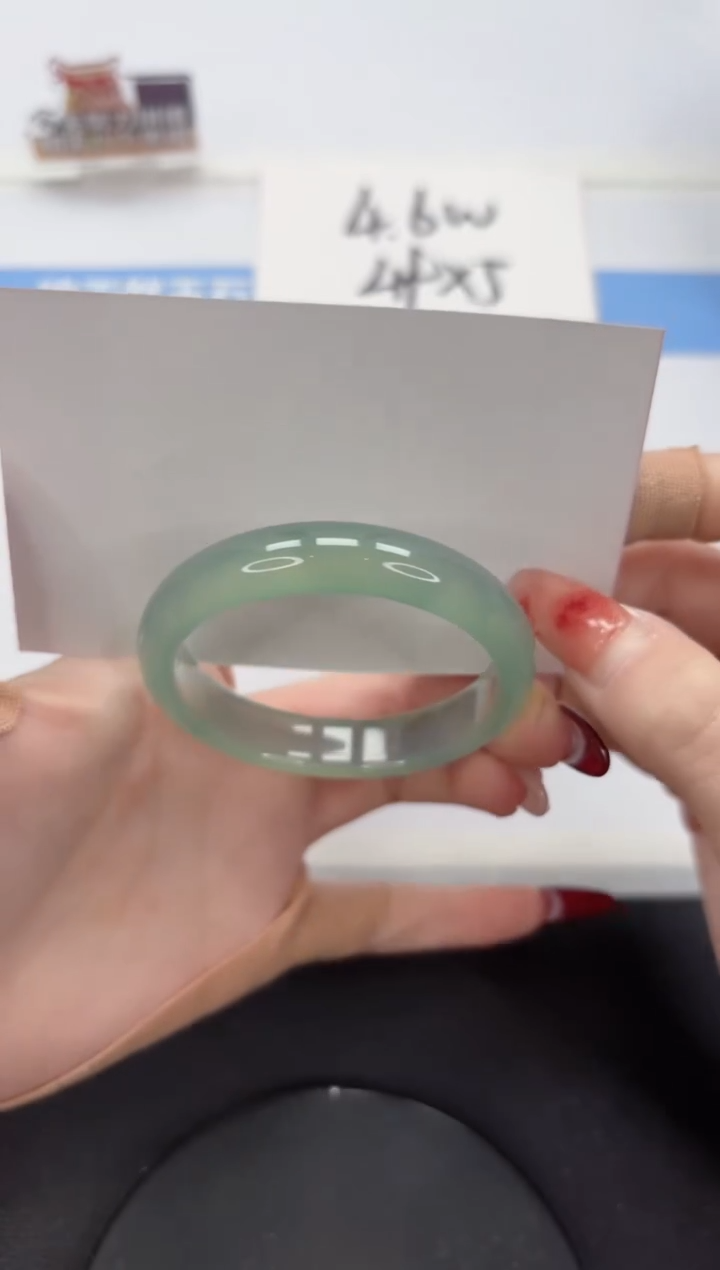 【闪购商品】石英质玉手镯未镶嵌A354-50.7