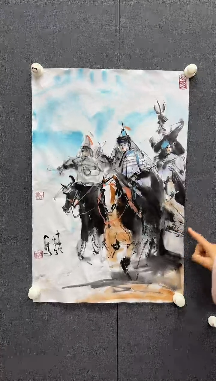 国画炳山艺术--包布和老师作品