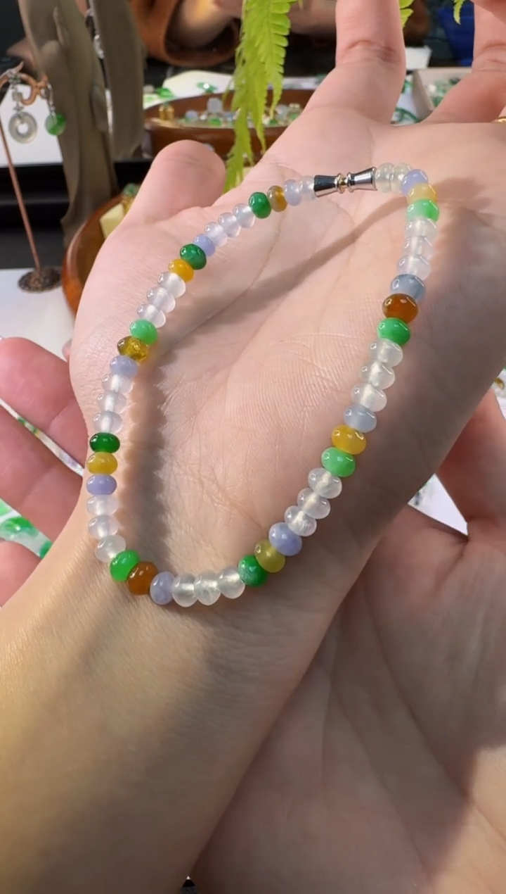 【闪购商品】翡翠手串未镶嵌缅甸A货翡翠手串