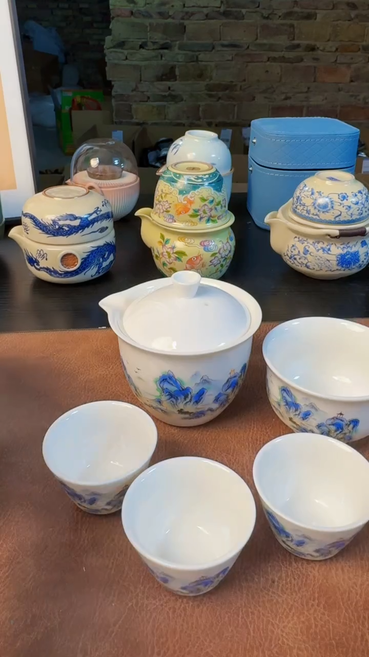 【闪购商品】杯德化白瓷‘；快客茶具