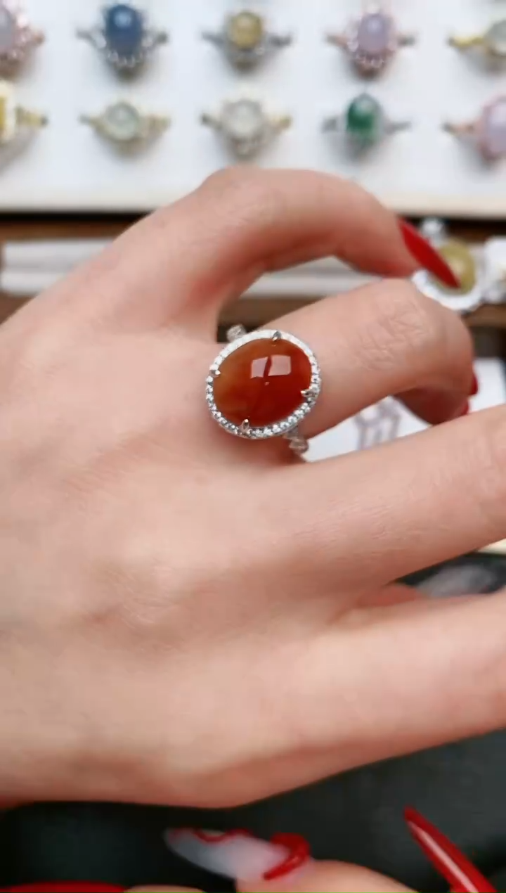 【闪购商品】翡翠戒指银S925镶嵌.....