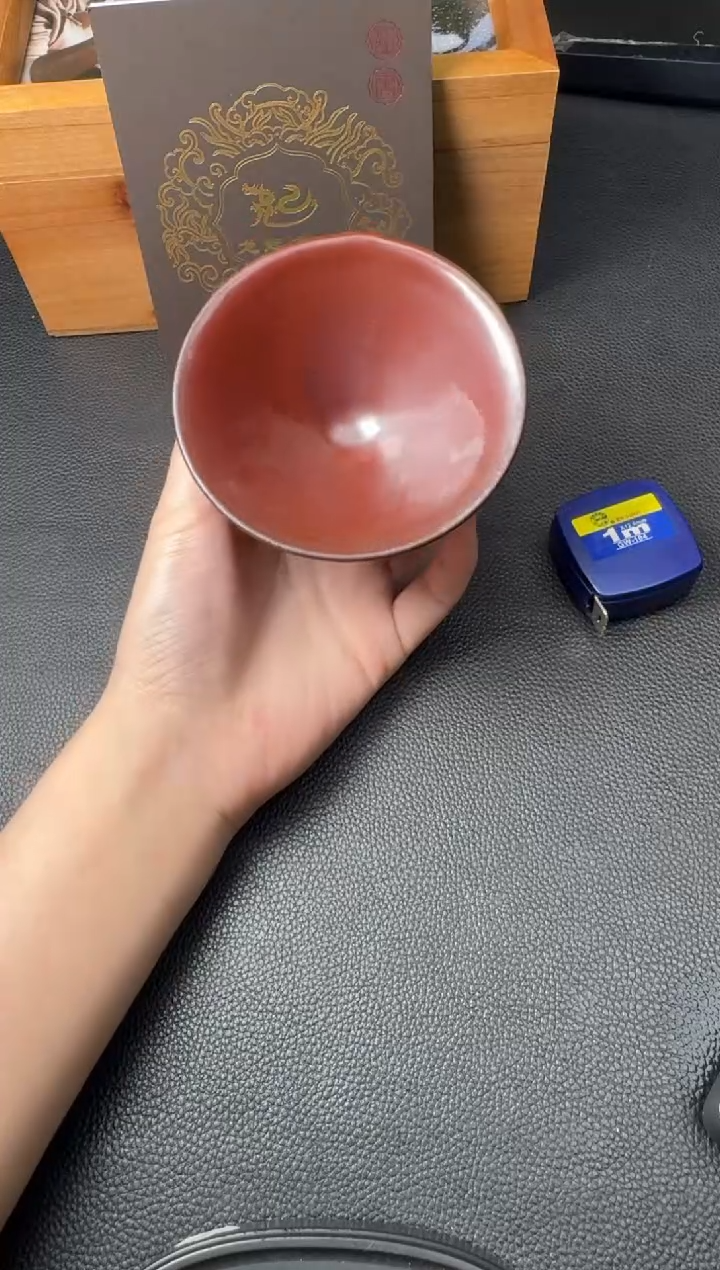 茶盏邱芙蓉柴烧盏172