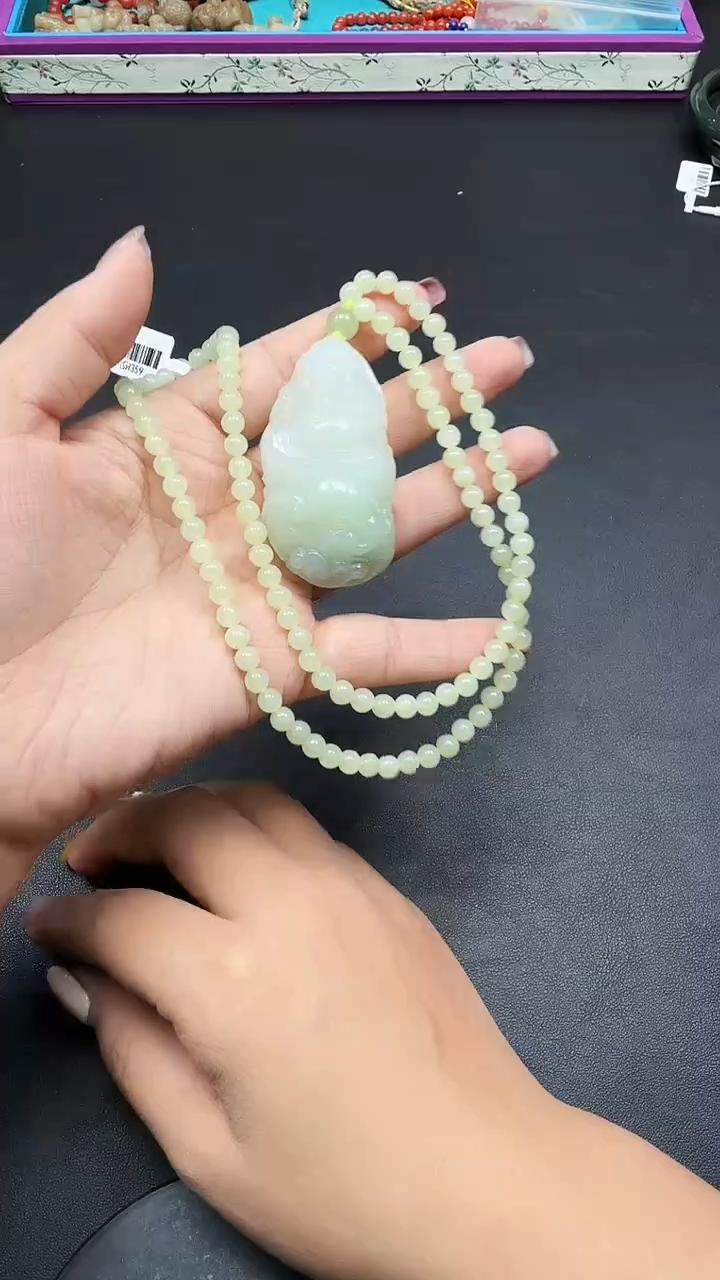 和田玉未镶嵌颈饰gh359