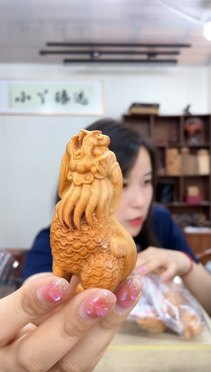 乌木类端景台 231崖柏望天吼摆件木木