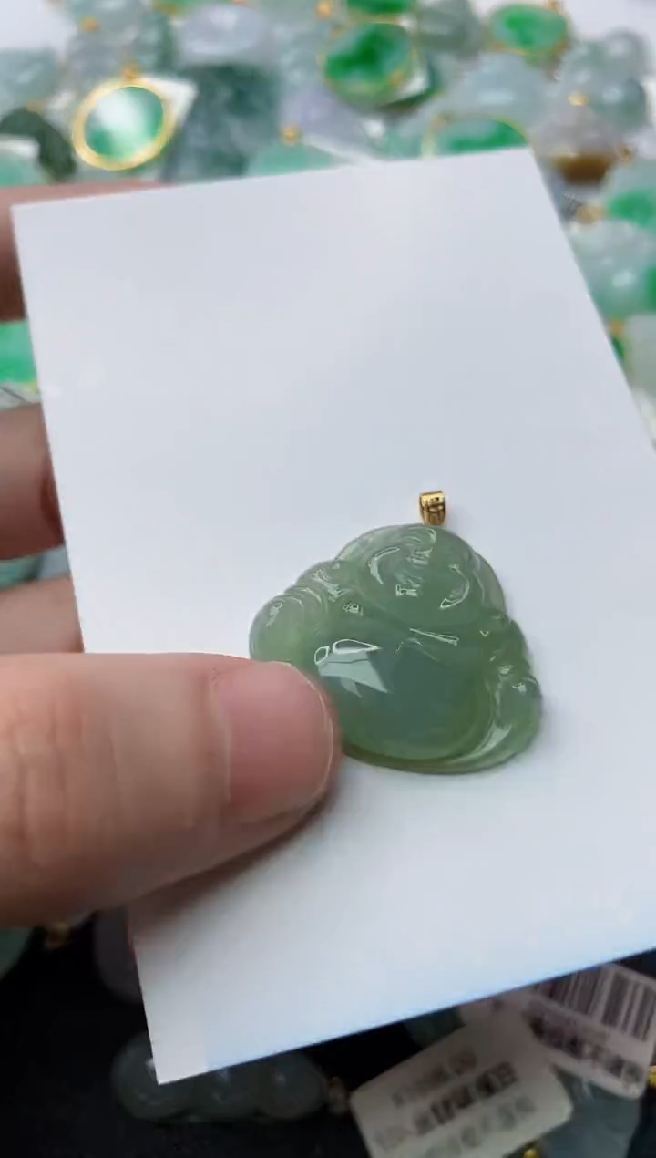 【闪购商品】翡翠颈饰18K金镶嵌46........