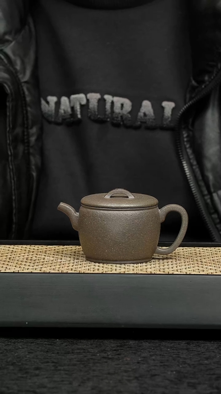 茶壶紫砂五堂 汉瓦-手工炼泥