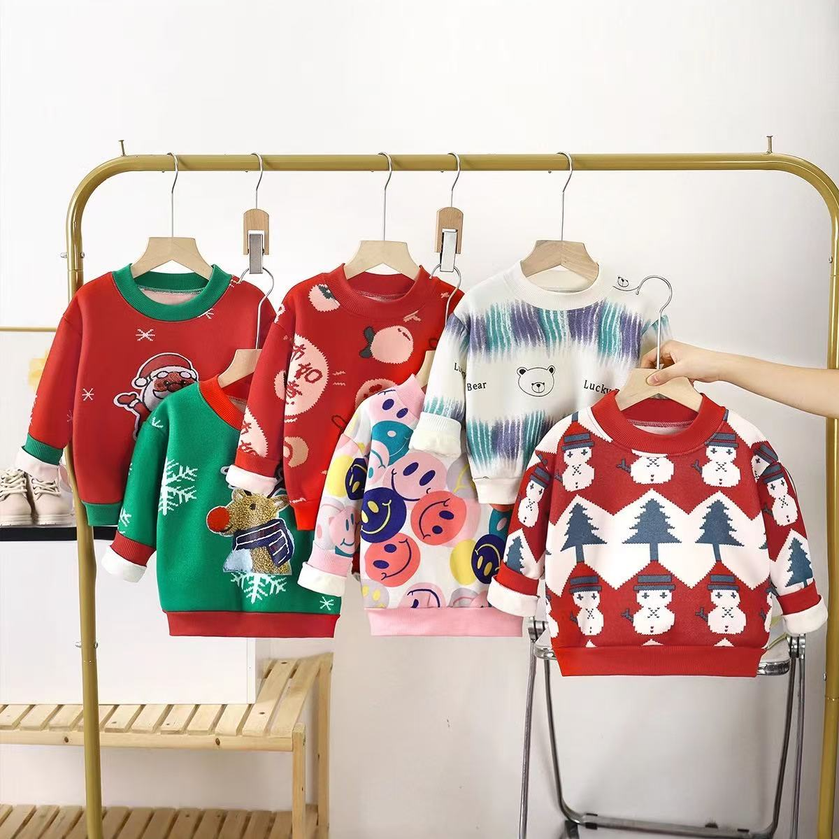 （直播间扣号用）非图片库四季百搭加厚男童女童套装