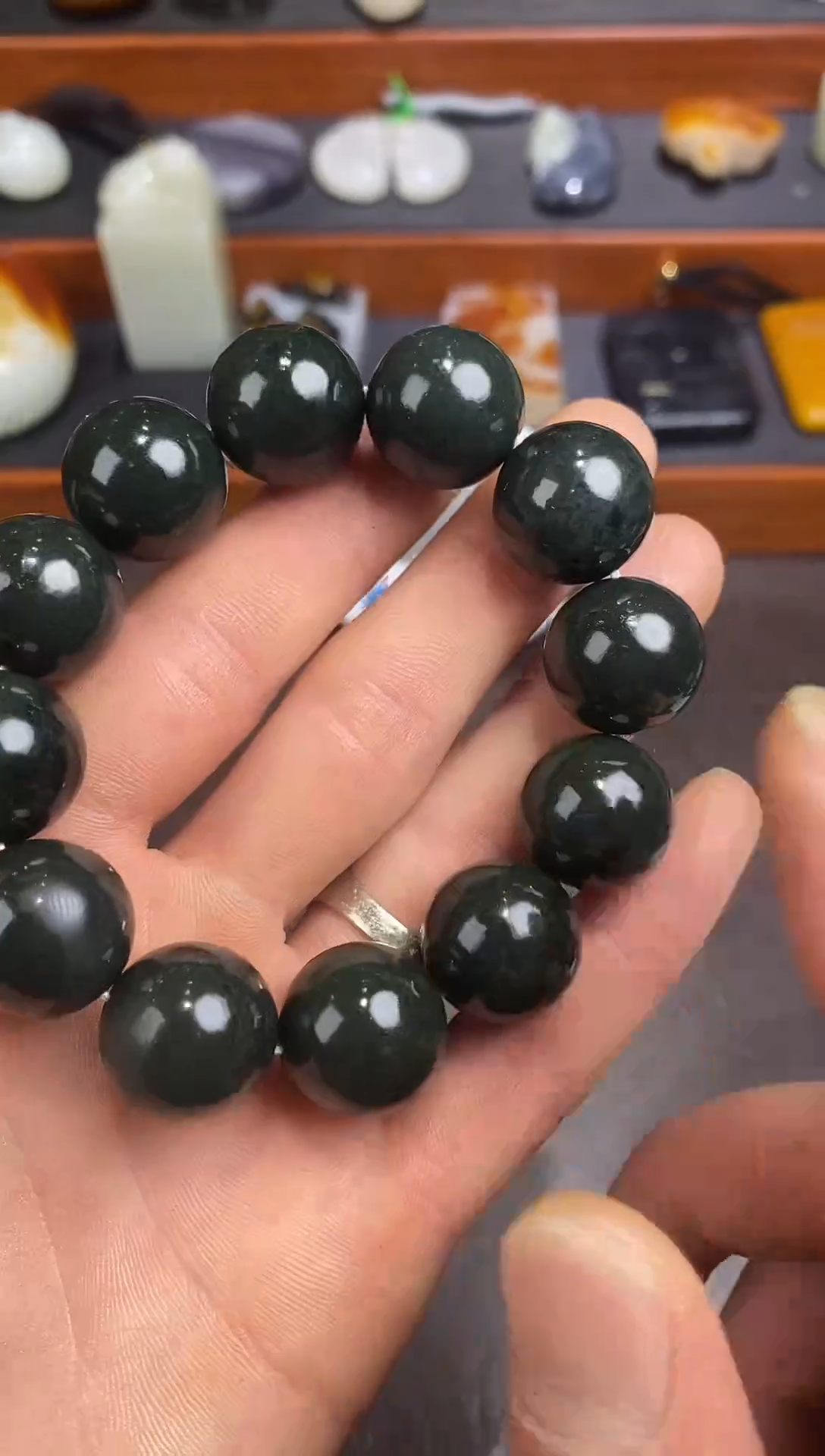 项链未镶嵌和田玉雾**花和田玉