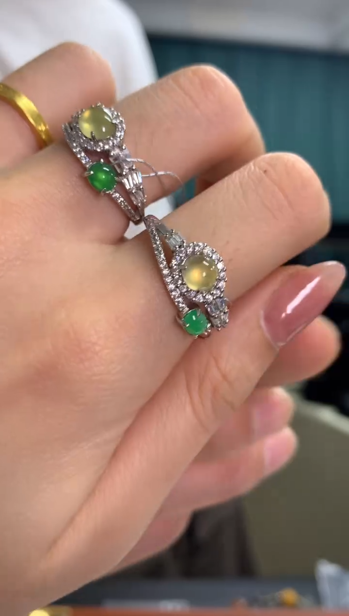 未镶嵌戒指翡翠戒指多样性发货1件