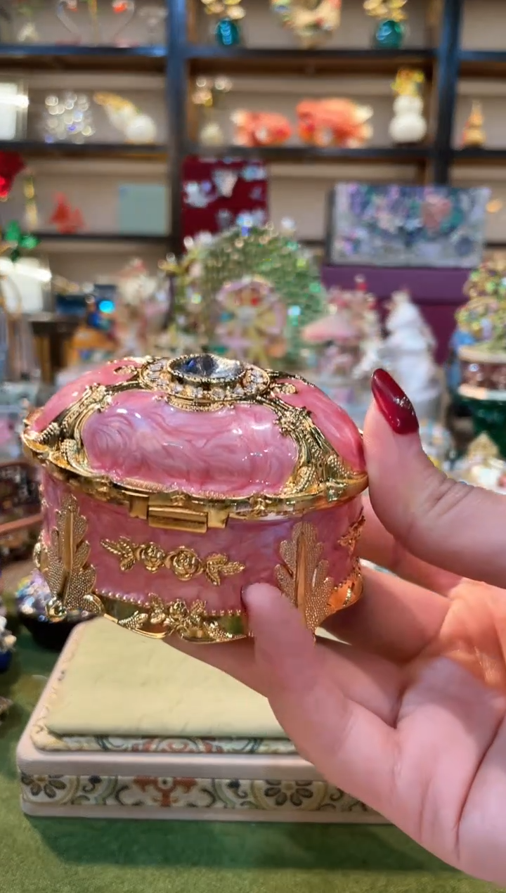 【闪购商品】精致珐琅彩首饰盒