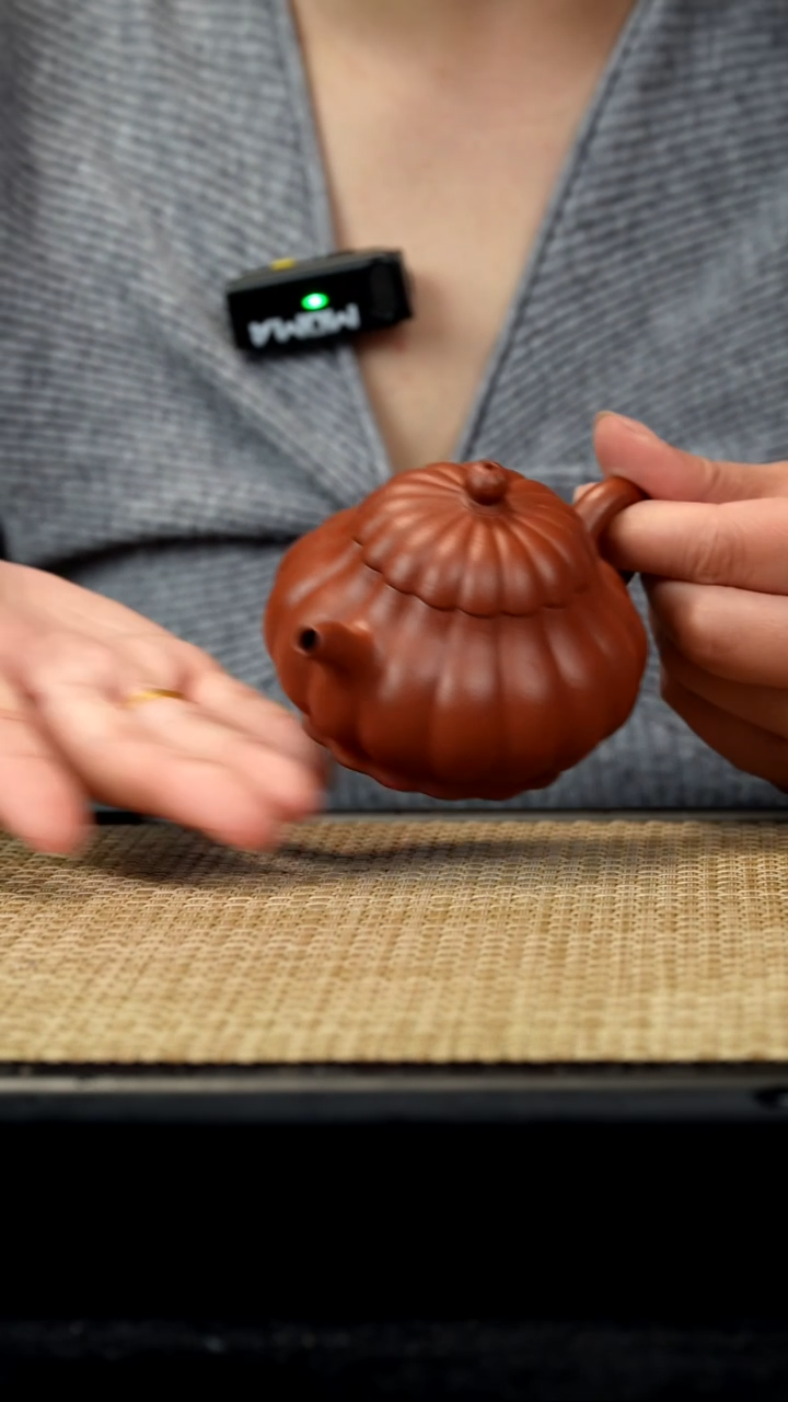 【闪购商品】紫砂茶壶生砂筋纹鞠磊150cc微瑕