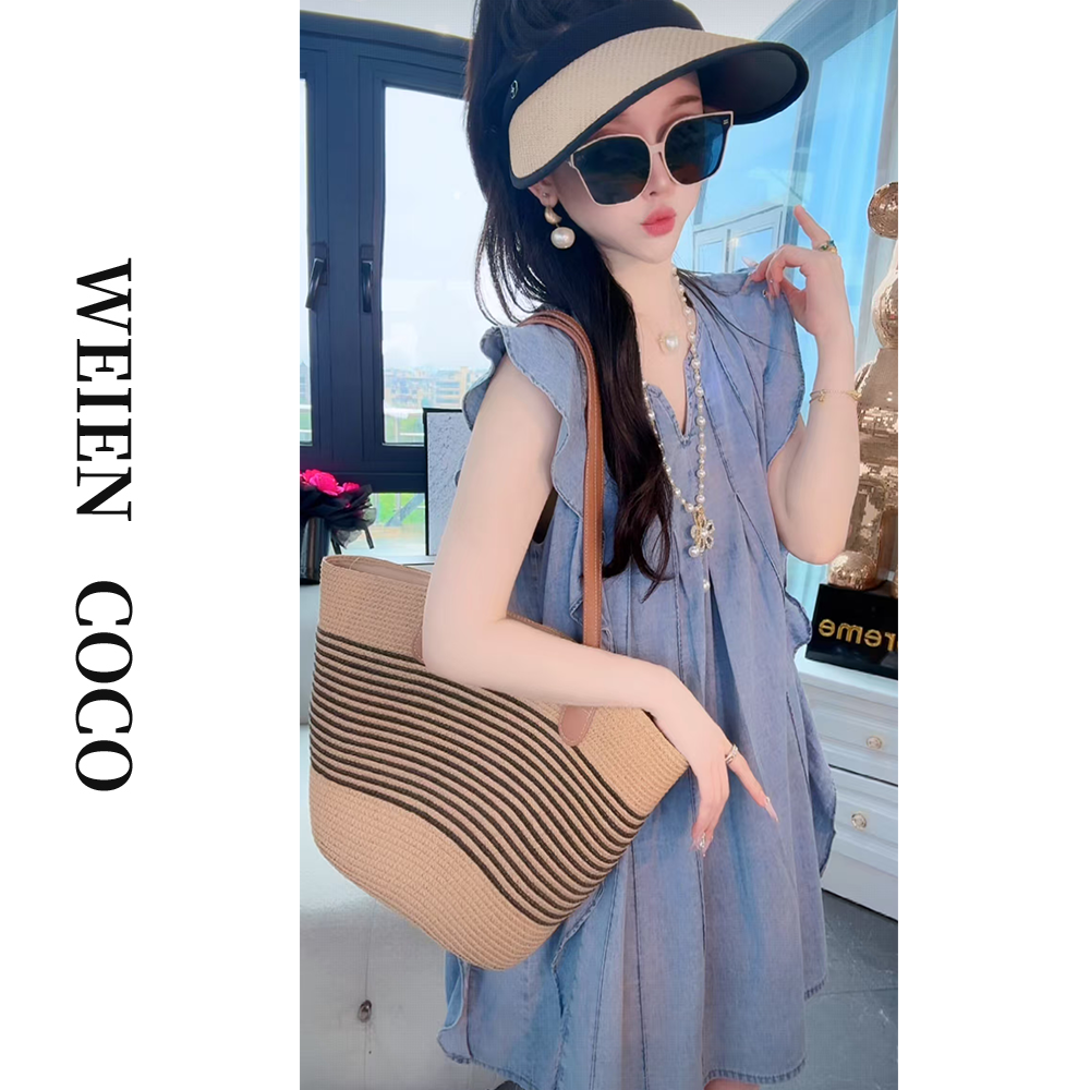 【薇恩COCO】轻奢气质修身连衣裙气质夏季日常中长款女裙K4850