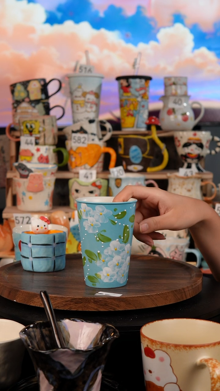 陶瓷双饮款景德镇手工陶瓷