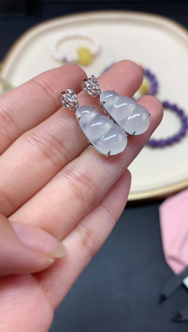 【闪购商品】翡翠吊坠(不含链)18K金镶嵌A271|1980