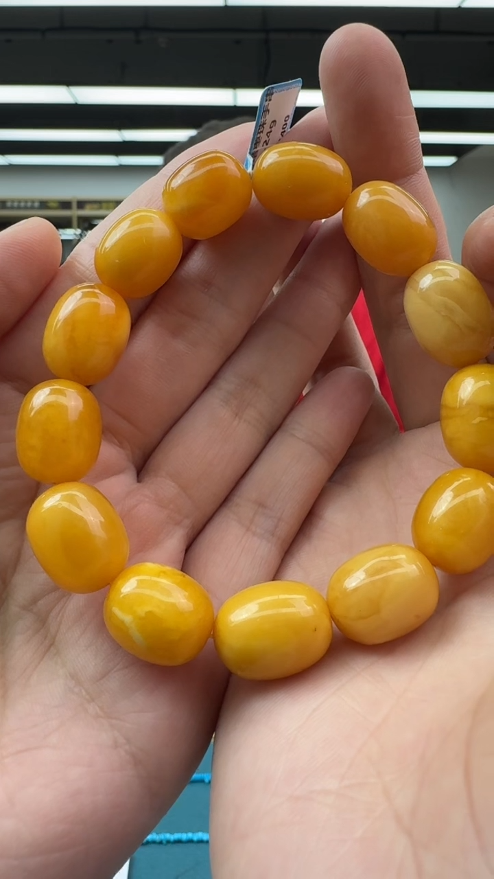 【闪购商品】琥珀手串未镶嵌615秒拍号