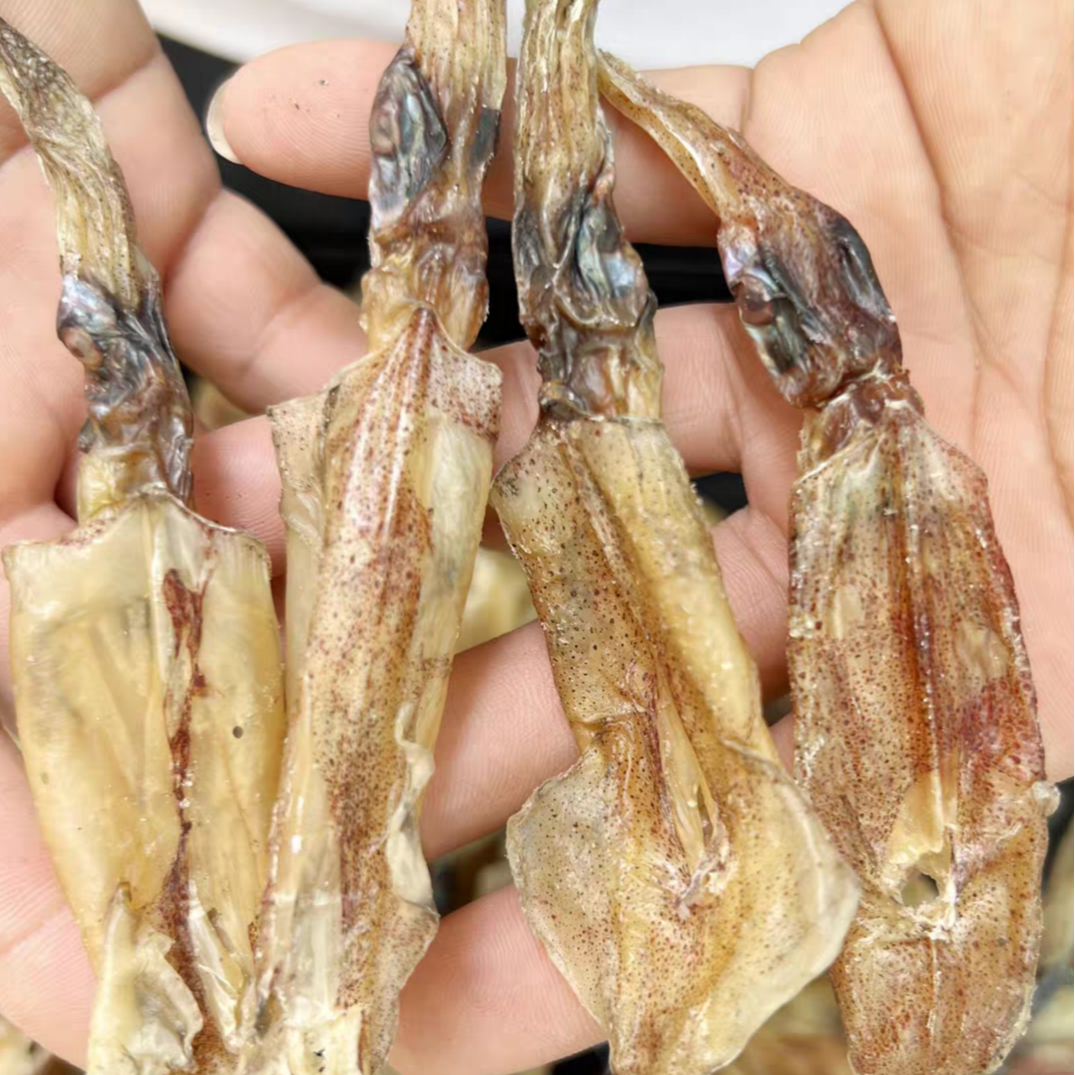 鱿鱼筒原色原味 北海正宗船晒鱿鱼筒